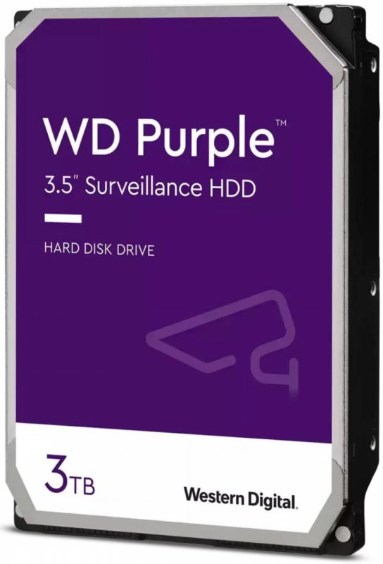 WD Purple/ 3TB/ HDD/ 3.5"/ SATA/ 5400 RPM/ 3R - obrázek produktu