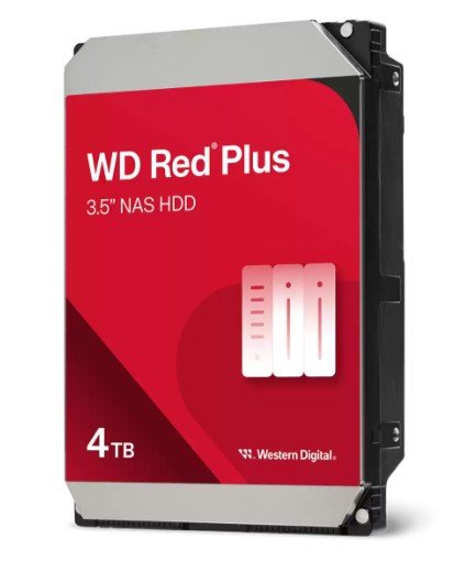 HDD 4TB WD40EFZZ Red Plus 128MB SATAIII 5400rpm - obrázek produktu