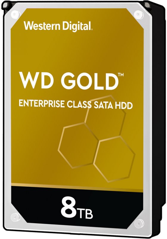 WD Gold/ 8TB/ HDD/ 3.5"/ SATA/ 7200 RPM/ 5R - obrázek produktu