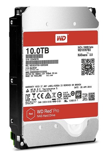HDD 10TB WD101KFBX Red Pro 256MB SATAIII 7200rpm - obrázek č. 1
