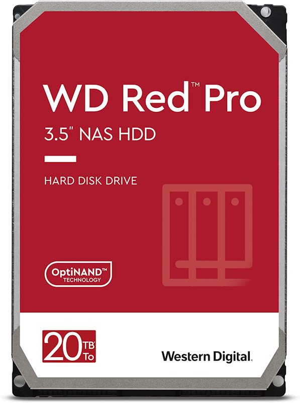 WD Red Pro/ 20TB/ HDD/ 3.5"/ SATA/ 7200 RPM/ 5R - obrázek produktu