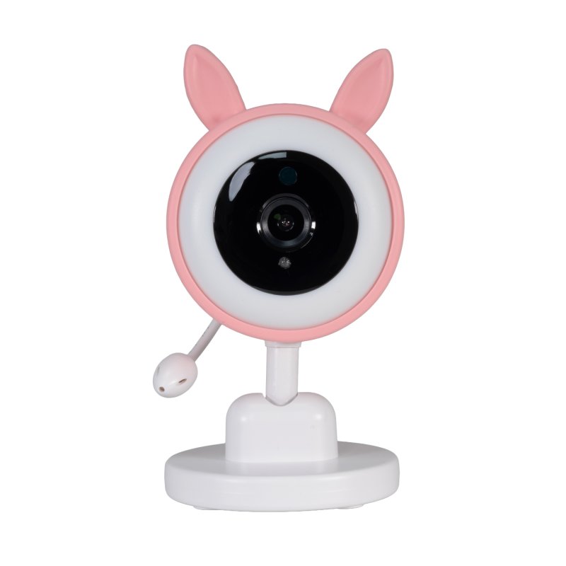 EVOLVEO Baby Monitor N35, dětská chůvička s kamerou,VOX,teploměr,noční vidění,RGB světlo,Růžová - obrázek č. 12