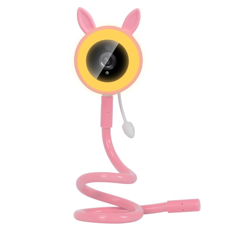 EVOLVEO Baby Monitor N35, dětská chůvička s kamerou,VOX,teploměr,noční vidění,RGB světlo,Růžová - obrázek č. 10