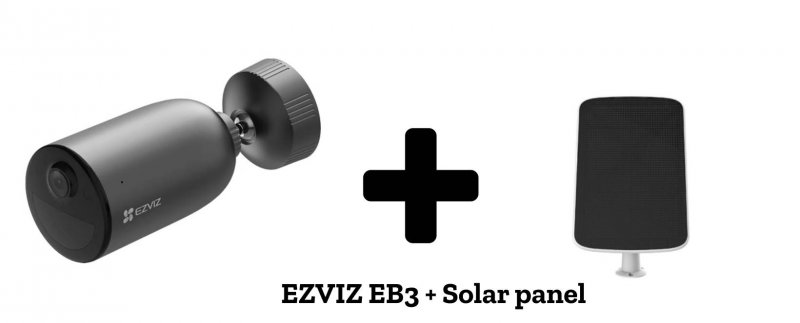 EZVIZ EB3 + Solar panel - obrázek produktu