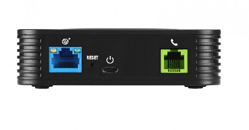 Grandstream HT801 (ATA), 1x FXS, 1x SIP účet, 1x LAN, 3cestná audio konf., auto-provisioning - obrázek produktu
