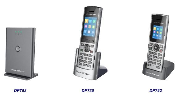 Grandstream DP730 IP tel., 2,4" bar. displ., 2SIP úč., video, BT, Micro USB, HAC, Push-to-talk - obrázek č. 1