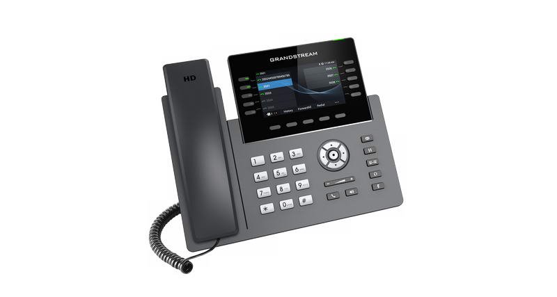 Grandstream GRP2615 SIP telefon, 4.3" TFT bar. displej, 5 SIP účtů, 10 prog. tl., 2x1Gb, WiFi, BT - obrázek č. 2