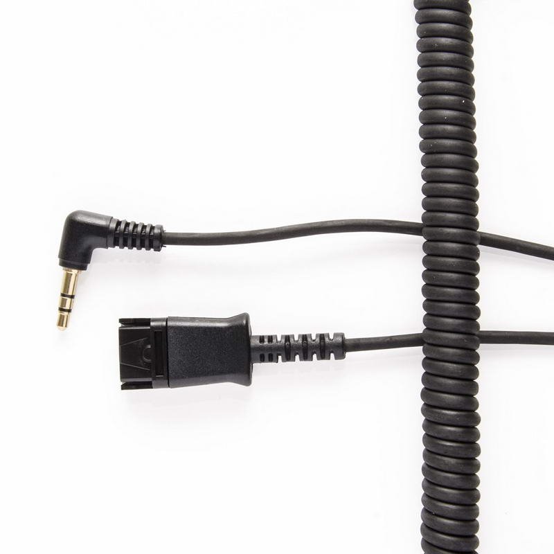 JPL BL-07+P kabel pro náhlavky s QD konektorem do 3.5mm jack - obrázek produktu