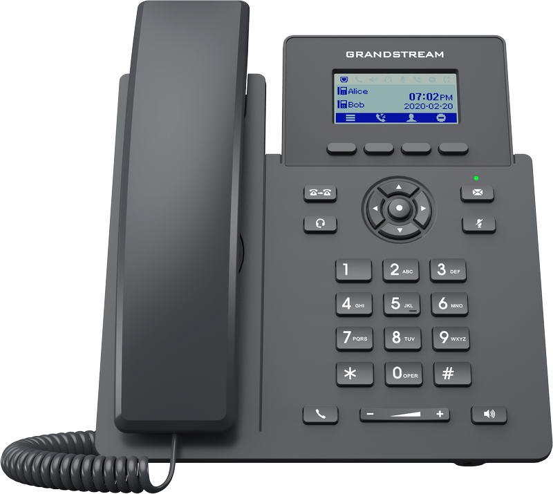 Grandstream GRP2601 SIP telefon, 2,21" LCD displej, 2 SIP účty, 2x100Mbit port - obrázek č. 2