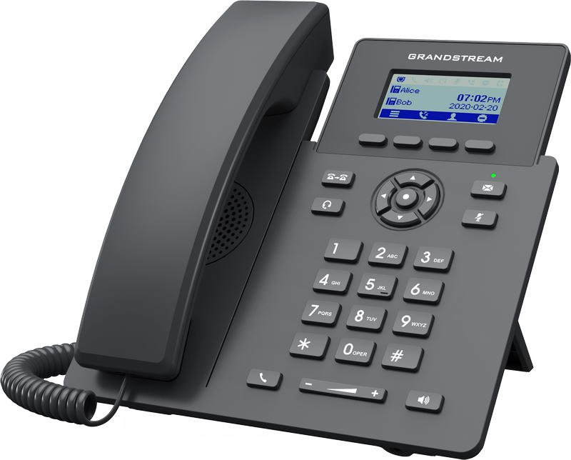Grandstream GRP2601 SIP telefon, 2,21" LCD displej, 2 SIP účty, 2x100Mbit port - obrázek č. 4