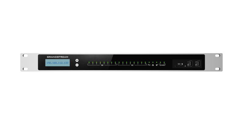 Grandstream UCM6308 VoIP PBX, 3000 uživ., 450 sou. hov., videokonf. 60úč., 8xFXO, 8xFXS port - obrázek produktu