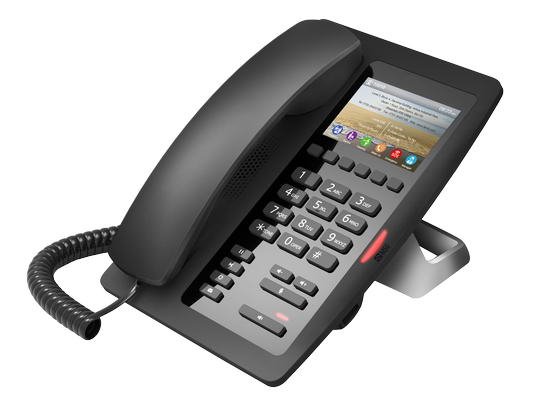 Fanvil H5 hotelový SIP telefon, 2SIP, 3,5" bar. displ., 6 progr. tl., USB, PoE - obrázek produktu