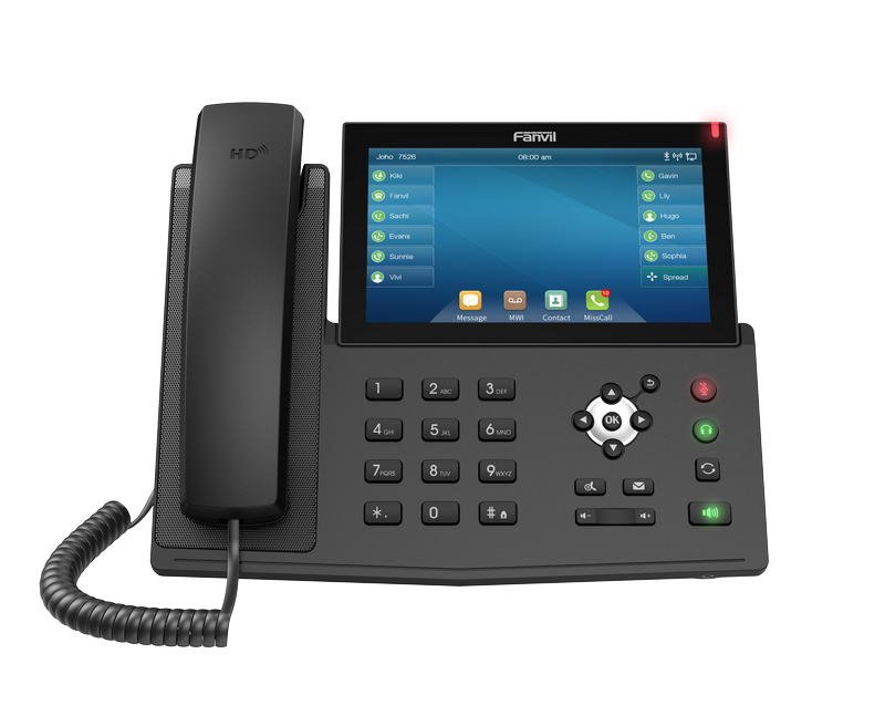 Fanvil X7 SIP telefon, 7"bar.dotyk.displ., 20 SIP účt, 127 DSS tl.,BT, USB - obrázek produktu