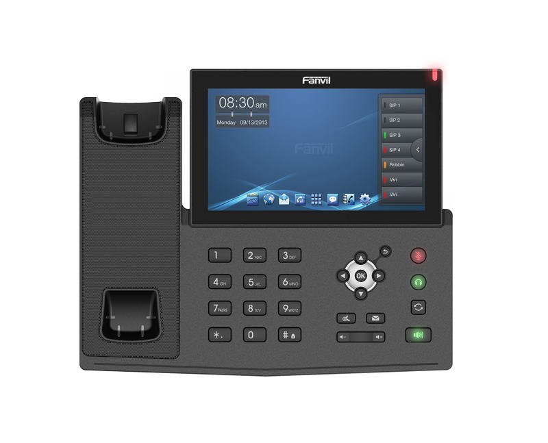 Fanvil X7 SIP telefon, 7"bar.dotyk.displ., 20 SIP účt, 127 DSS tl.,BT, USB - obrázek č. 5