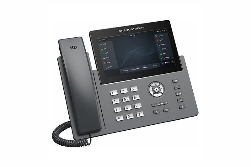 Grandstream GRP2670 SIP telefon, 7" dotyk. bar. displej, 6 SIP účty, 4 pr. tl., 2x1Gb, WiFi, BT, USB - obrázek produktu