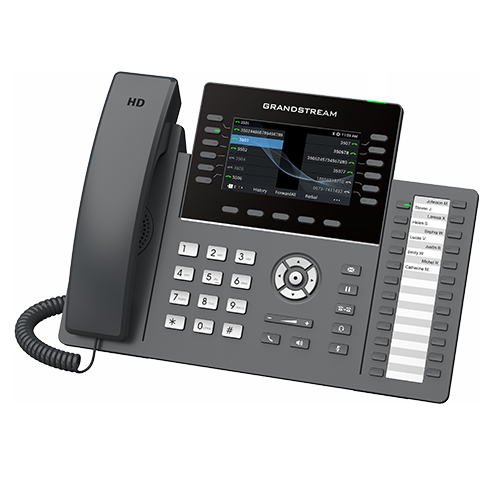 Grandstream GRP2636 SIP telefon, 4.3" TFT bar. displej, 6SIP účtů, 24 pr. tl. , 2x1Gb, WiFi, BT - obrázek č. 4