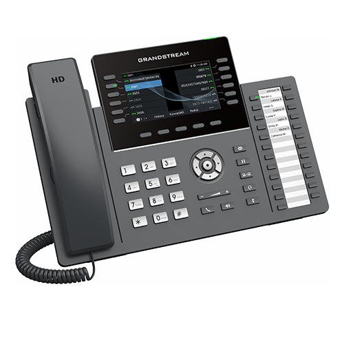 Grandstream GRP2636 SIP telefon, 4.3" TFT bar. displej, 6SIP účtů, 24 pr. tl. , 2x1Gb, WiFi, BT - obrázek č. 3