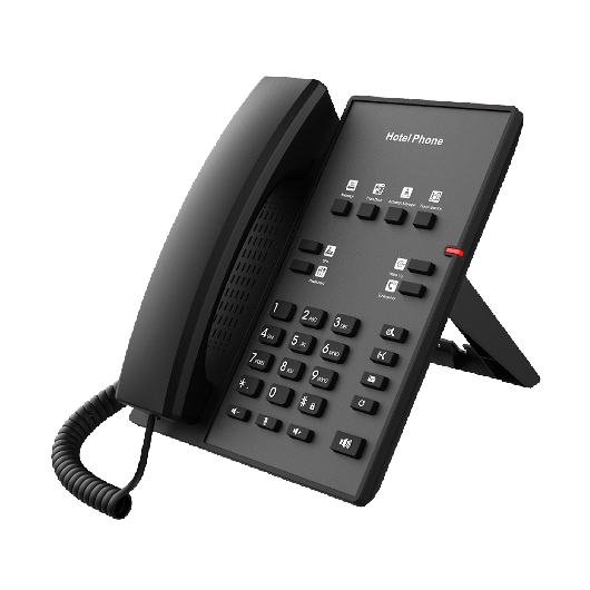 Fanvil H1 hotelový SIP telefon, bez displej, rychle volby, černý - obrázek č. 1