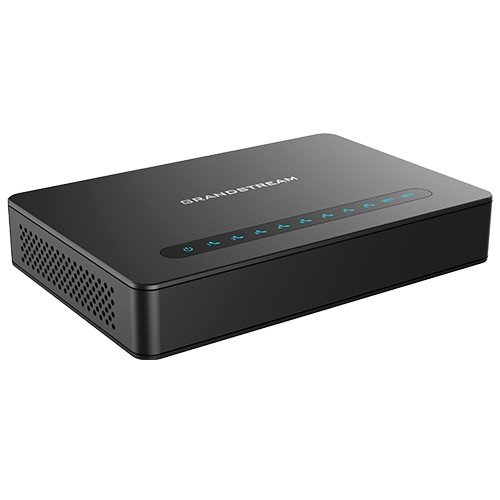 Grandstream HT818 V2 (ATA), 8x FXS, 2 SIP profily, 1x Gbit LAN, NAT router, 3-cestná konf. - obrázek č. 1