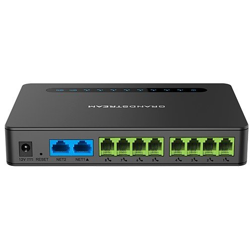 Grandstream HT818 V2 (ATA), 8x FXS, 2 SIP profily, 1x Gbit LAN, NAT router, 3-cestná konf. - obrázek č. 2