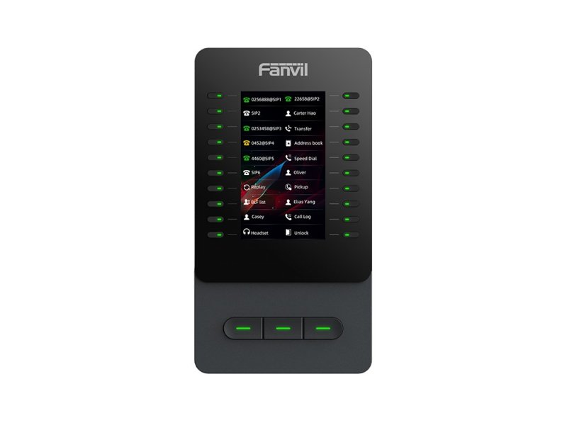 Fanvil EM60 rozšiřující modul pro telefony V65 / V66 / V66 Pro, 4,3" displej, 60 DSS - obrázek produktu