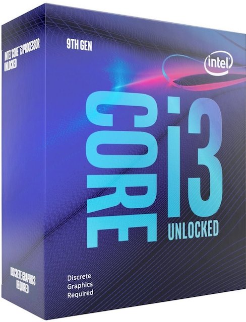 CPU Intel Core i3-9100F BOX (3.6GHz, LGA1151) - obrázek produktu