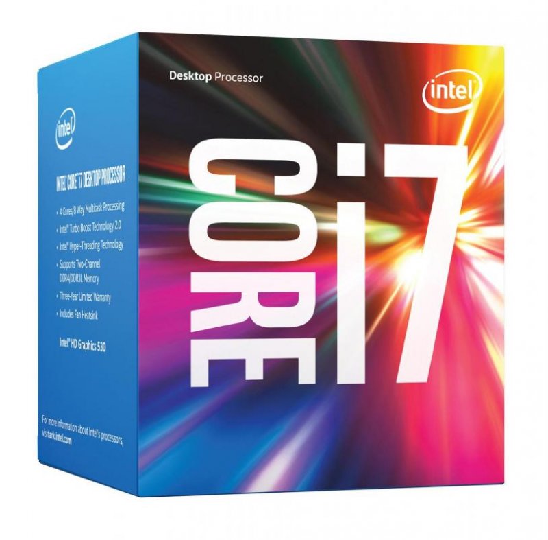 CPU Intel Core i7-6700 BOX (3.4GHz, LGA1151, VGA) - obrázek produktu