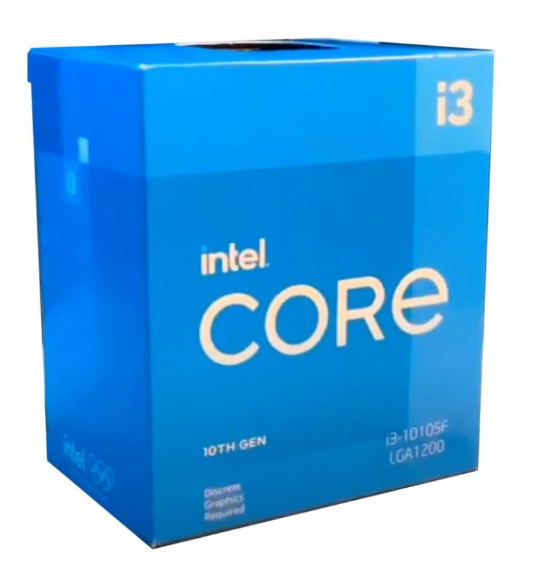Intel/ i3-10105F/ 4-Core/ 3,7GHz/ FCLGA1200 - obrázek produktu