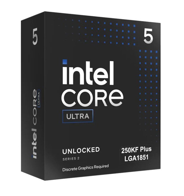CPU Intel Core Ultra 5 250KF Plus (LGA1851) - obrázek produktu