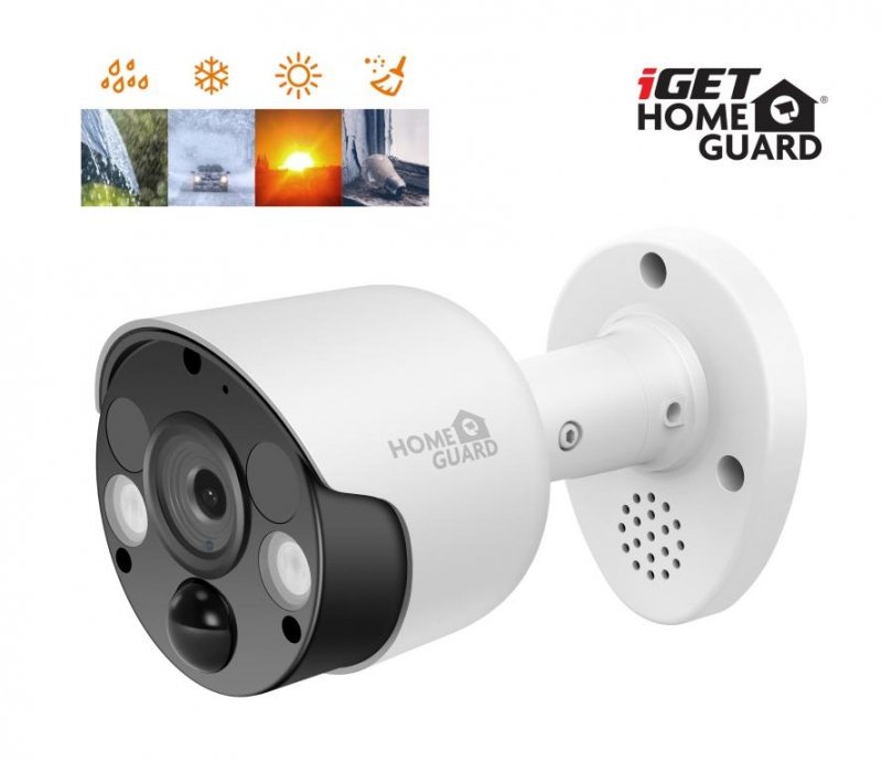 iGET HGNVK936CAM - UltraHD 4K PoE IP kamera, SMART detekce, IP66, zvuk, noční přísvit 40m, ONVIF 2.6 - obrázek č. 1