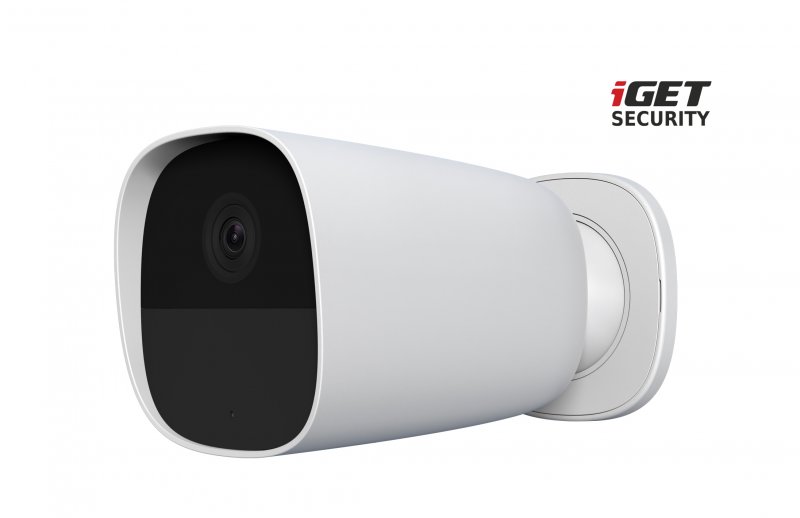 iGET SECURITY EP26 White - WiFi bateriová FullHD kamera, IP65, zvuk,samostatná a pro alarm M5-4G CZ - obrázek č. 1