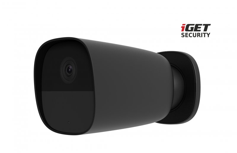 iGET SECURITY EP26 Black - WiFi bateriová FullHD kamera, IP65, zvuk, samostatná a pro alarm M5-4G CZ - obrázek č. 1