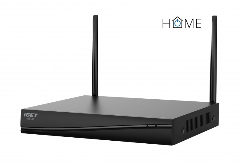 iGET HOME NVR N4C4 - CCTV bezdrátový Wi-Fi set FullHD 1080p, 4CH NVR + 4x kamera 1080p se zvukem - obrázek č. 4