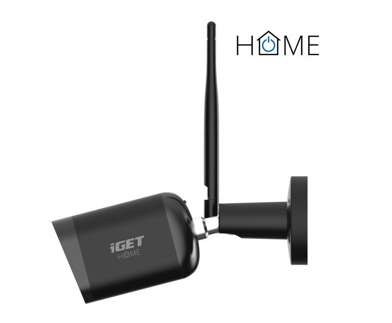 iGET HOME Camera CS6 Black - WiFi IP FullHD 1080p kamera, noční vidění, dvoucestné audio, IP65 - obrázek č. 2