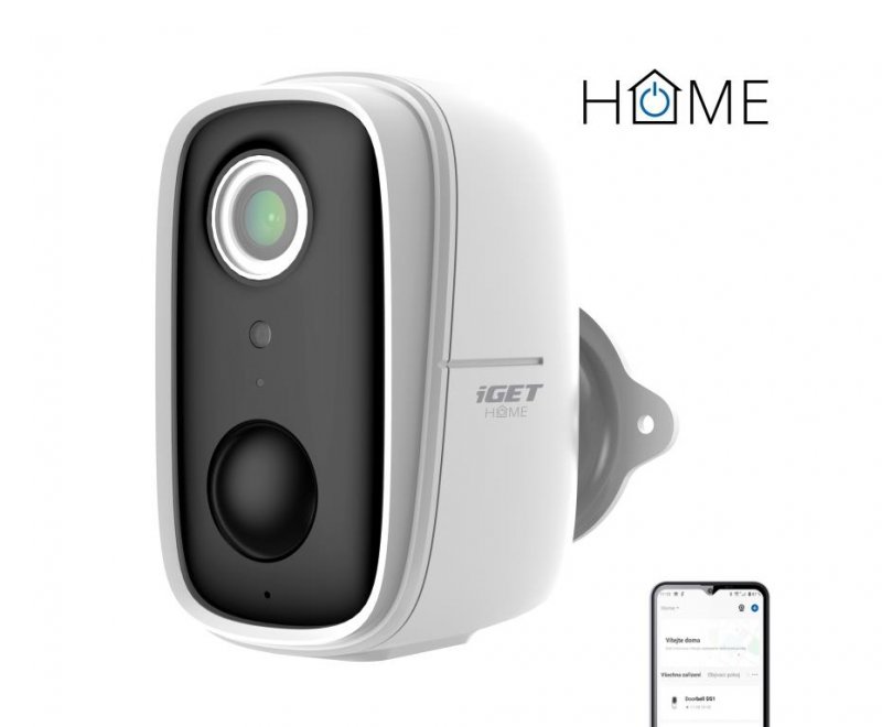 iGET HOME Camera CS9 Battery - WiFi IP FullHD 1080p kamera, noční vidění, dvoucestné audio, IP65 - obrázek produktu