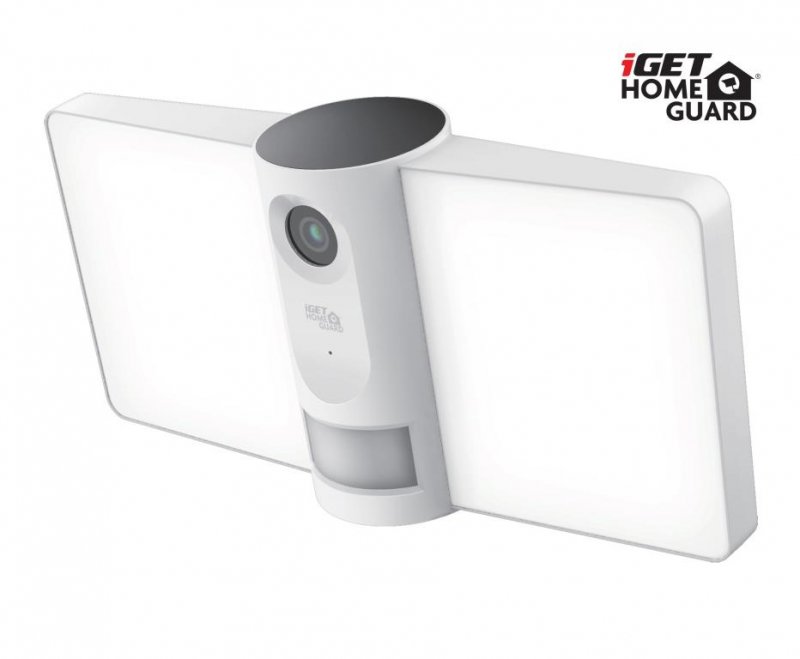 iGET HGFLC890 - WiFi venkovní IP FullHD 1080p kamera s LED světlem a zvukem, IP66, 230V, siréna - obrázek produktu