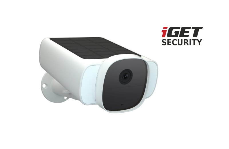iGET SECURITY EP29 White - WiFi solární bateriová FullHD kamera, IP66, samostatná i pro alarm M5 - obrázek produktu