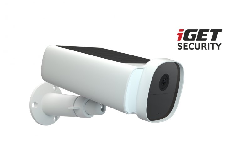 iGET SECURITY EP29 White - WiFi solární bateriová FullHD kamera, IP66, samostatná i pro alarm M5 - obrázek č. 1