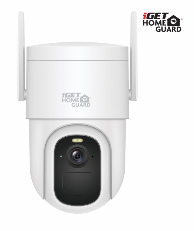 iGET HOMEGUARD HGWBC358 - WiFi IP 2K bateriová otočná kamera, noční vidění, dvoucestné audio, IP66 - obrázek č. 1