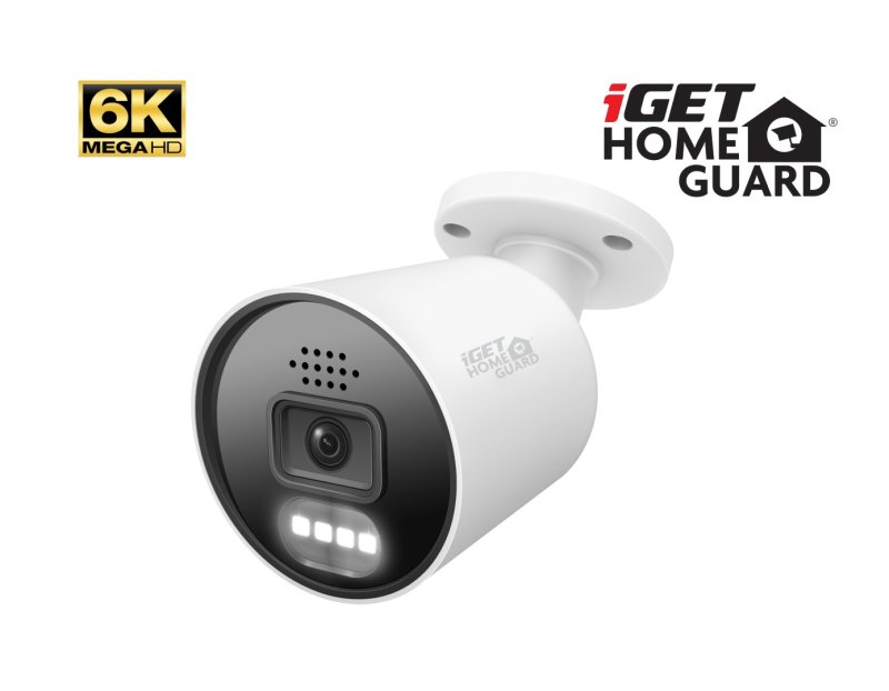 iGET HGNHK942CAM - MegaHD 6K PoE IP kamera, SMART AI detekce, IP67, zvuk, noční přísvit 40m, ONVIF - obrázek produktu