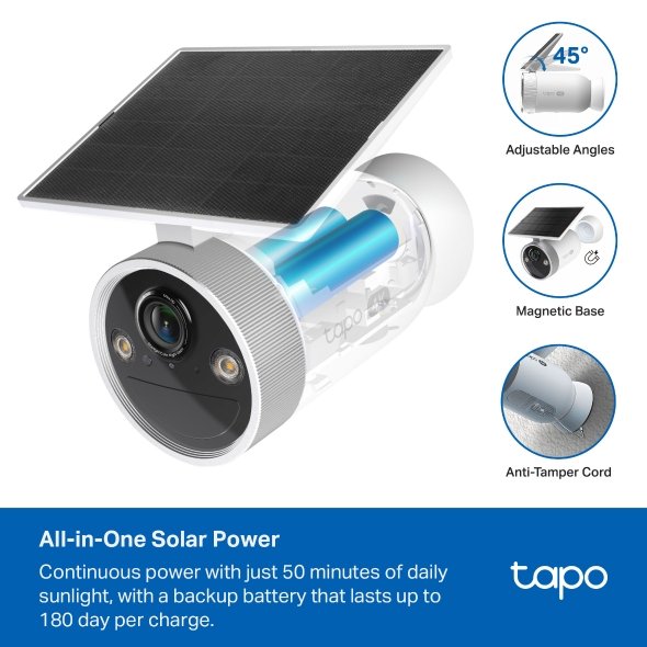 Tapo C465 Enhanced AI Solar Security Camera Ultra - obrázek č. 3