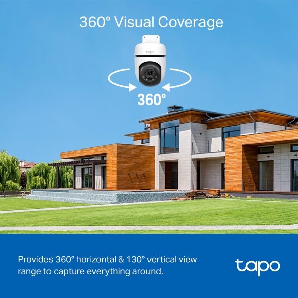 Tapo C510W Outdoor Pan/ Tilt Security WiFi Camera - obrázek č. 5