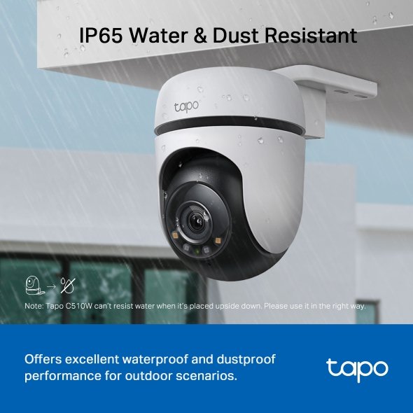 Tapo C510W Outdoor Pan/ Tilt Security WiFi Camera - obrázek č. 8