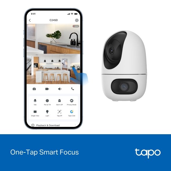 Tapo C245D Dual Lens Pan / Tilt Security Camera - obrázek č. 9