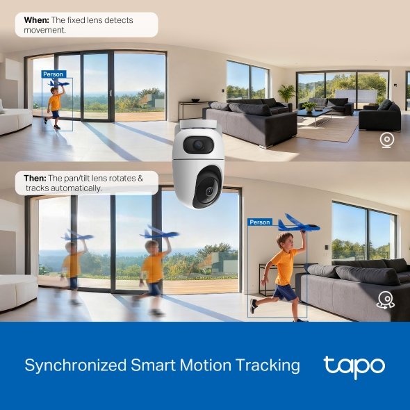 Tapo C245D Dual Lens Pan / Tilt Security Camera - obrázek č. 8