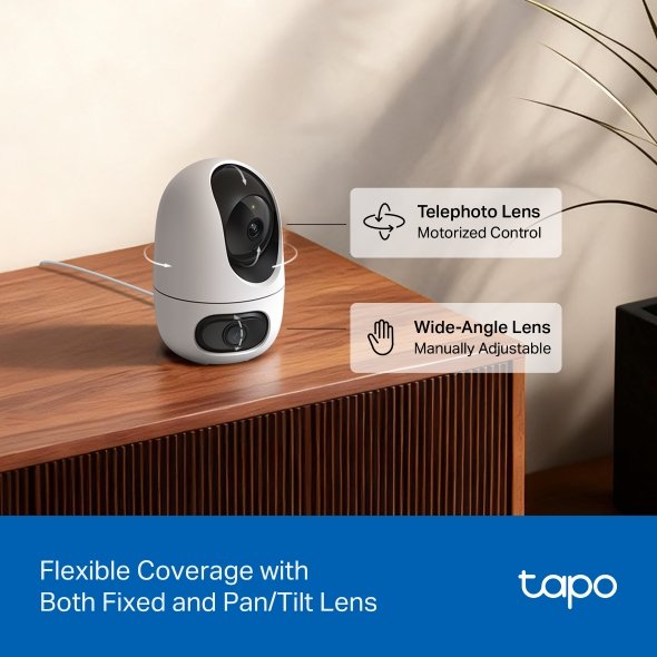 Tapo C245D Dual Lens Pan / Tilt Security Camera - obrázek č. 7