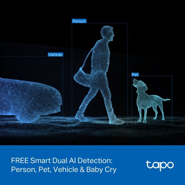 Tapo C245D Dual Lens Pan / Tilt Security Camera - obrázek č. 10
