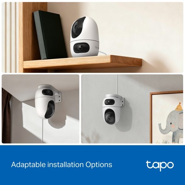 Tapo C245D Dual Lens Pan / Tilt Security Camera - obrázek č. 2