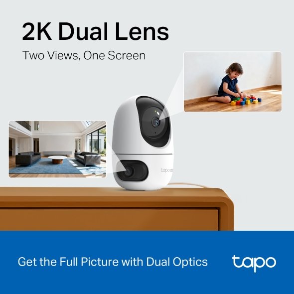 Tapo C245D Dual Lens Pan / Tilt Security Camera - obrázek č. 5