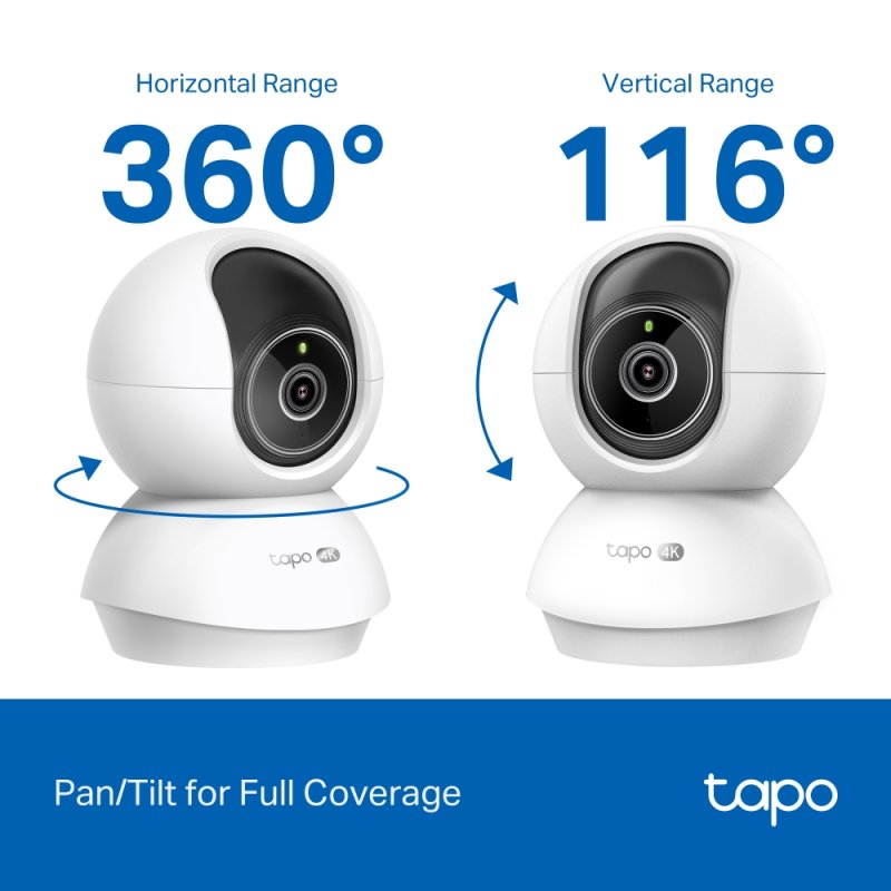Tapo C250 Pan / Tilt AI Home Security Wi-Fi Camera - obrázek č. 3